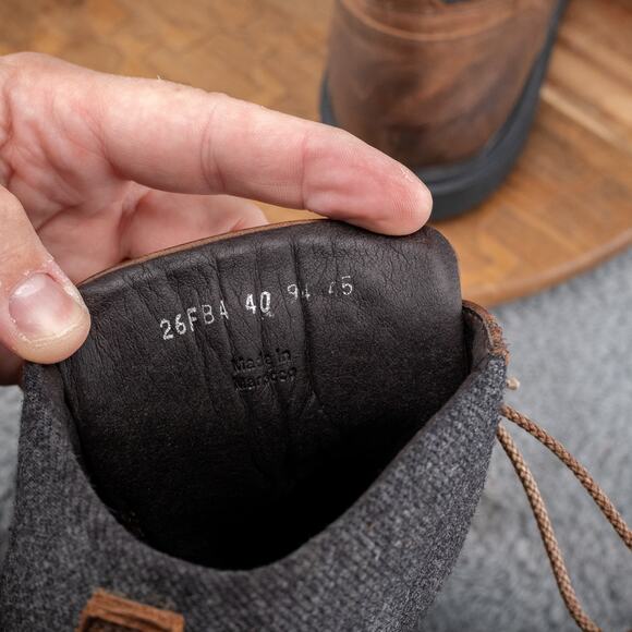 GEOX RESPIRA ‘AMPHIBIOX’ MENS BROWN NATURAL LEATHER BOOTS SIZE 45/12 $214 - Picture 5 of 9